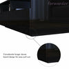 Modern High Gloss Rectangle Coffee Tea Table Solid with 4 Storage Drawers Shelf