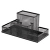 Cube Mesh Style Pen Pencil Ruler Holder Desk Stationery Storage Organizer Black