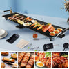 Electric Teppanyaki Table Grill 48 x 27CM Non-Stick Griddle BBQ Hot Plate 2000W