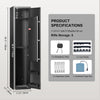 VEVOR 5 Rifles & 4 Pistols Gun Cabinet Lockable Safe Security Fingerprint Lock