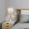 Pair of Bedside Touch Table Lamp Dimmer Lounge Light Teardrop Modern Home Lamps