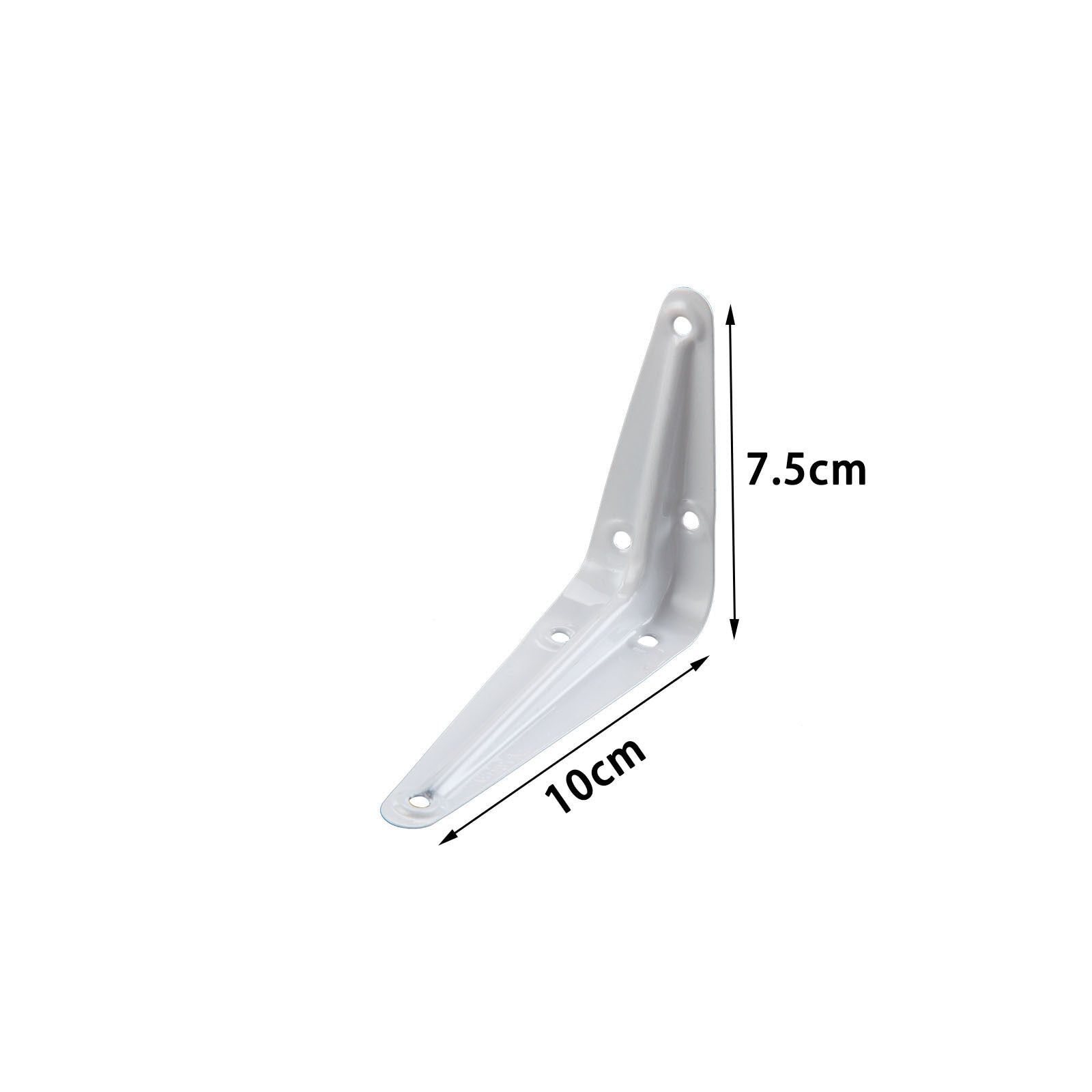 Pack 24 SHELF BRACKETS WHITE CHOICE OF SIZES LONDON PATTERN METAL, FOR SHELVING