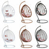 Hanging Swing Rattan Chair Patio Garden Egg Chair With Cushion Indoor Outdoor
