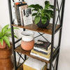 Tall Kitchen Larder Unit Industrial Shelving Rack Rustic Display Shelves Pantry