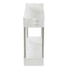 2 Tier Slim Plastic Storage Rack Kitchen Bathroom Caddy Organizer Shelf Desktop