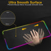 Large Anti-Slip RGB LED Gaming Mouse Mat 90*40cm for Desk PC Laptop Keyboard Pad