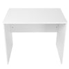 White Gloss Compact PC Computer Desk Home Office Study Workstation Laptop Table