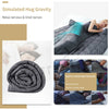 Gravity Weighted Blanket Double Single Anxiety Therapy Sleep Adult Kids 10-15Lbs