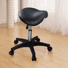 Salon Hairdresser Swivel Stool Gas Lift Padded Seat Saddle Manicure Tattoo Stool