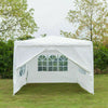 3x3m Party Tent Marquee Gazebo Garden Patio Wedding Canopy Waterproof Heavy Duty