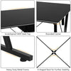 Computer Desk PC Gaming Table Z-Shaped Workstation Home Office Study Furnitur