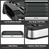 2 IN 1 Smokeless Grill Electric BBQ Griddle Non-stick Reversible Plate 2000W