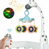 Baby Musical Crib Bed Bell Cot Mobile Projection Dream Light Nusery Lullaby Toy