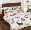 THERMAL 100% BRUSHED COTTON FLANNELETTE QUILT DUVET COVER BED SET COSY WARM SOFT