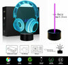 3D Illusion LED Night Light 7 Colour Touch Table Desk Lamp Kids Gifts