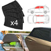 Car Side Window Sun Shades 2Pack Blocking Mosquito Net Mesh For Baby Universal