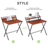 Folding Computer Desk Shelf PC Laptop Desk Home Office Study Table Workstation