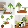 Cat Tree Bed Sisal Scratching Post Kitten Activity Center Scratcher Toy Tower