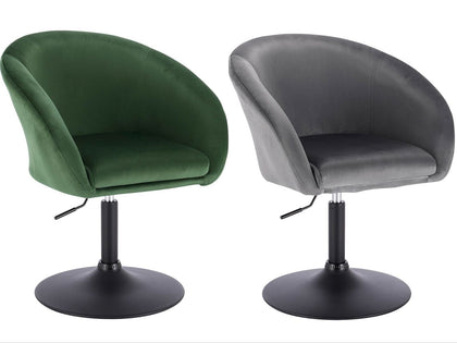 1xBreakfast Bar Stools Chairs for Kitchen Bar Stools with velvet Swivel Gas