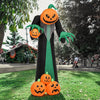 LED Light Up Halloween Inflatable Ghost Model Outdoor Garden Yard Blow Up Decor