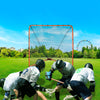 6'x6' Lacrosse Goal Net Folding Backyard Lacrosse Training Equipment Steel