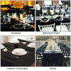 Wedding Polyester Tablecloth Covers Xmas Party Dining White Black Table Cloths