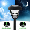 4Pack Solar Powered Garden Lights Outdoor Path Lanterns LED Stake Lamps Pathway