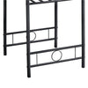 Compact Dining Room Set, 3 Piece Kitchen Breakfast Bar Table with Storage Shelf