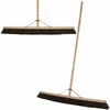 Sweeping Brush Broom Wooden Handle Soft Stiff Head PVC Sweeper Garden Outdoor