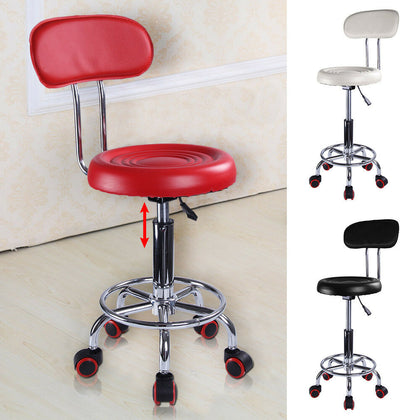 Beauty Spa Salon Stool Gas Lift Hairdressing Barber Tattoo Massage Chair 3 color