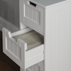 Priano Free Standing Unit 4 Drawer Bathroom Storage Tidy Floor Cabinet Cupboard