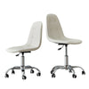 Comfy Office Desk Computer Chair Padded Seat Swivel Lift Chair PU Leather Chair