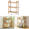 3/4/5 Tier Bookcase Shelving Unit Wood Bookshelf Free Standing Storage Display