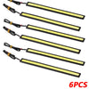 6pcs 12V LED Bar Lamp Car Interior White Strip Lights Car Van Caravan Boat Home