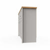 Sideboard Cabinet Furniture Storage Grey or Cream Cupboard 3 Doors 2 Drawers