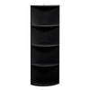 White Black 4 Tier Tall Corner Shelf/Shelving Unit Display Stand Home Office DIY