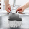 Kitchen Accessories Utensils Holder Organizer Adjustable Snap Sink Soap Sponge