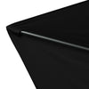 3M Outdoor Garden Parasol Patio Sun Shade Round Umbrella Crank Canopy Black