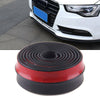 Rubber Strip Splitter Lip Skirt Protector For Car Front Bumper 100" Universal