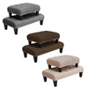 Soft Large Footstool Chesterfield Button Seat Bench Chair Ottoman Pouffe Stool