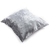 Cushions Set of 4 luxurious Crushed velvet Silver Velvet Cushion covers Soft