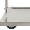 2 Tier Stainless Steel Kitchen Trolley Hotel Catering Serving Cart Rolling Rack