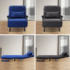 Fold Out Sofa Bed Armchair Recliner Guest Single Sleeper Lounge Chair Adjustable