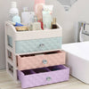 Makeup Storage Box Cosmetic Stationery 3 Drawer Desktop Table Organiser Holder