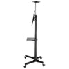 Mobile TV Monitor Stand Mount Bracket Trolley Wheels 32"- 65" Adjustable LED LCD