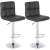 Cuban Bar Stools Faux Leather Gas Lift Modern Breakfast Kitchen Barstool Swivel