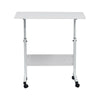 Portable Notebook Computer Desk Folding Laptop PC Table Home Office Study White