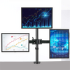 Triple Monitor Desk Stand Mount Freestand Adjustable 3 Screen to 32" Home Office