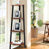 4 Tier Corner Shelf Storage Rack Organiser Ladder Display Bookshelf Office Home