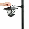 1.5m Solar Powered Led Garden Light Post Lamp Lantern Outdoor Pathway Decor